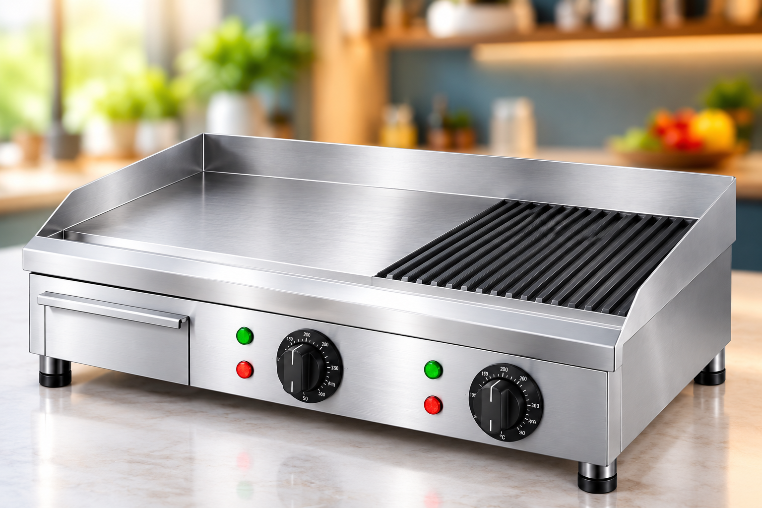 ELECTRIC GRIDDLE & FLAT & GROOVED